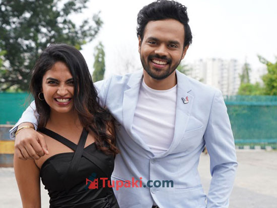 Nikhil And Alekhya At Meta Event
